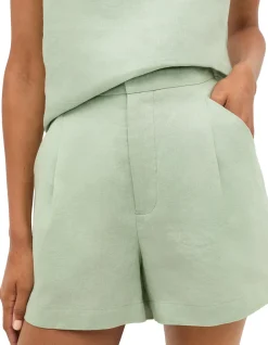 LINEN POCKET SHORT
