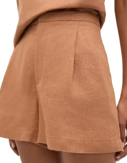 LINEN POCKET SHORT