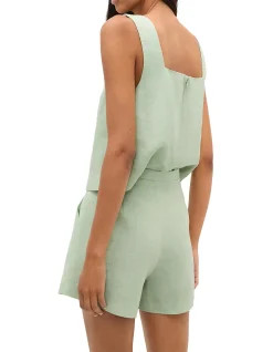 LINEN POCKET SHORT