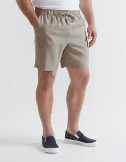 LINEN SHORTS