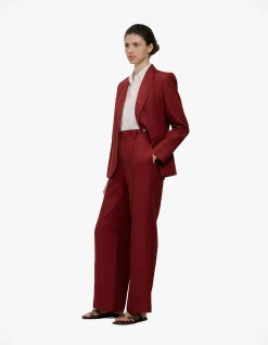 Linen Twill Single Breasted Blazer