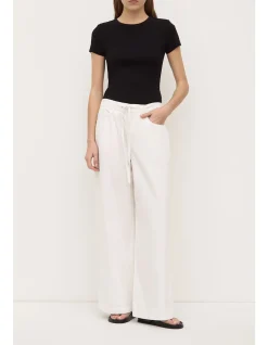 Linley Rib Tee Black