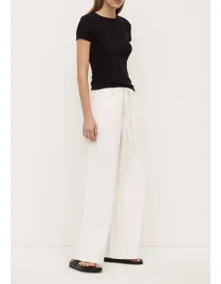 Linley Rib Tee Black