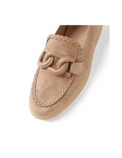 Linxy Braided Chain Detail Loafers