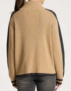 Liora Relaxed Cotton Zip Knit Jumper
