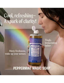 LIQUID CASTILE SOAP 473ML - PEPPERMINT