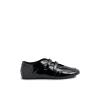 Lisarella Twin Strap Patent Leather Flats