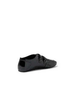 Lisarella Twin Strap Patent Leather Flats