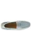 Liu Suede Block Heel Leather Loafer
