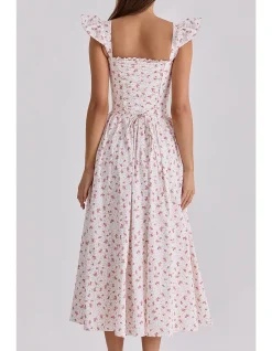 'LIVIA'DITSY FLORAL MIDI SUNDRESS