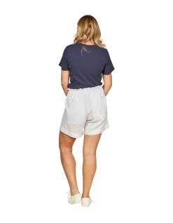 Lizey A-Line Linen Shorts