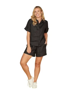 Lizey A-Line Linen Shorts