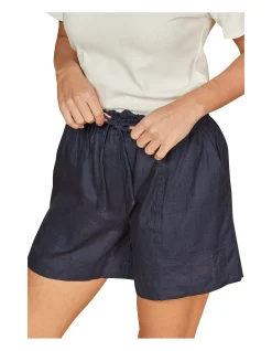 Lizey A-Line Linen Shorts