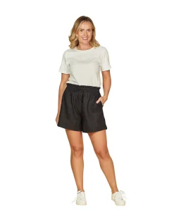 Lizey A-Line Linen Shorts