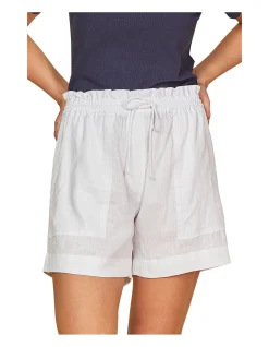 Lizey A-Line Linen Shorts