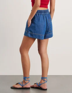 LOE DENIM PULL ON SHORT