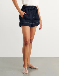 LOE DENIM PULL ON SHORT