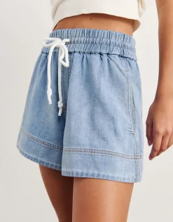LOE DENIM PULL ON SHORT
