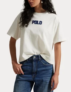 LOGO COTTON JERSEY CREWNECK TEE