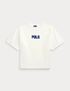 LOGO COTTON JERSEY CREWNECK TEE
