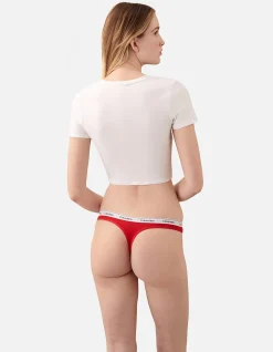LOGO 3 PACK LOW RISE THONG