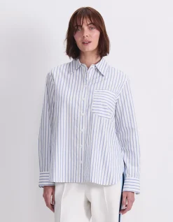 LOGO STRIPE POCKET SHIRT