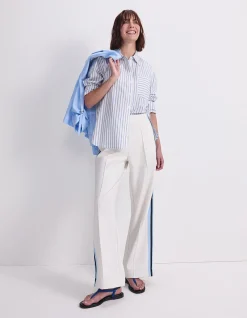 LOGO STRIPE POCKET SHIRT