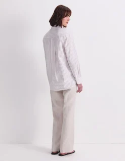 LOGO STRIPE POCKET SHIRT