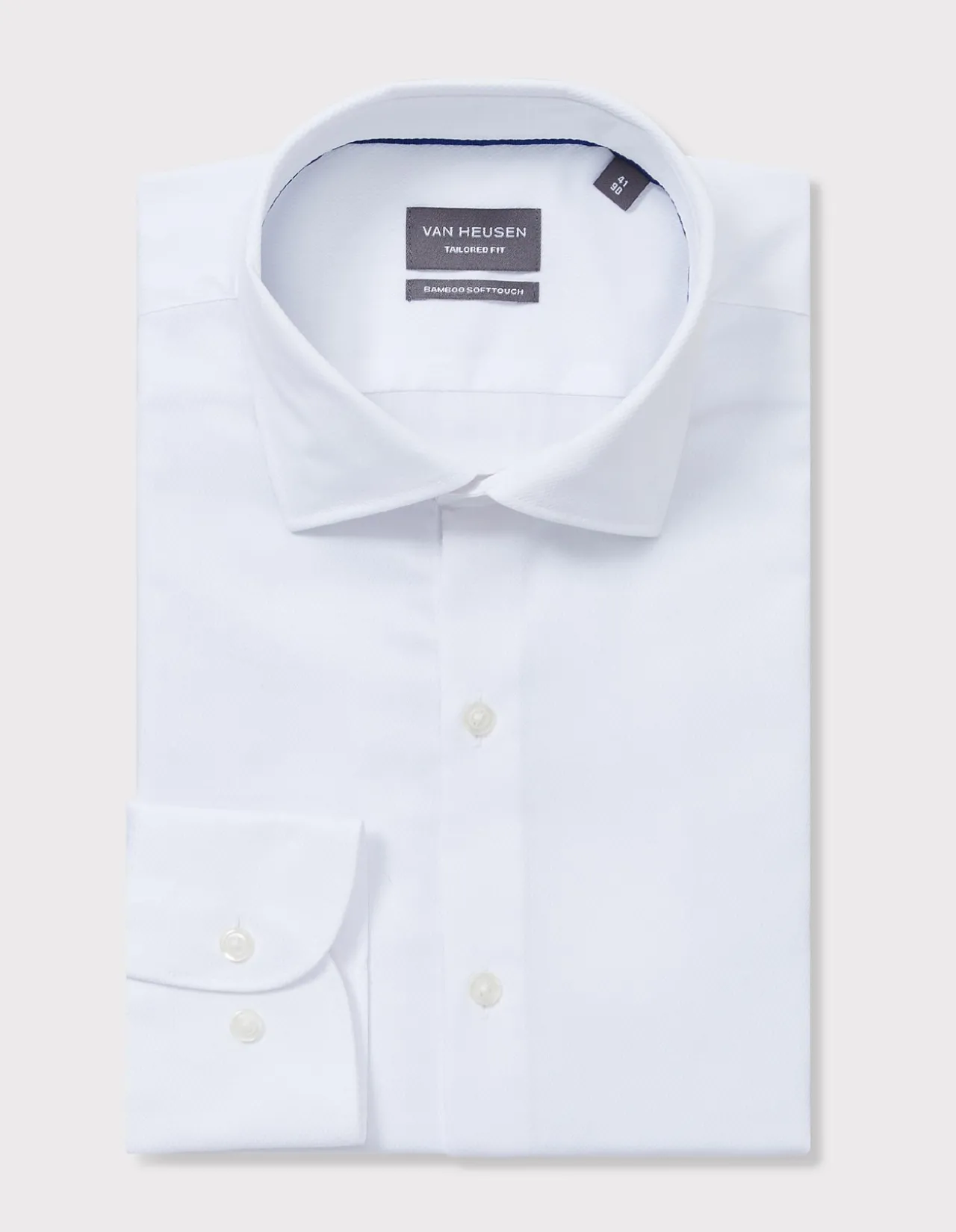 Long Sleeve Heritage Weave Double Cuff Shirt
