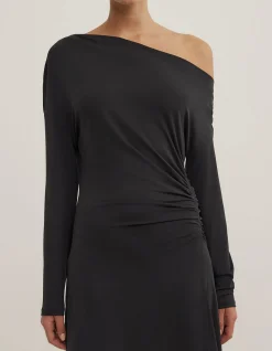 Long Sleeve Off Shoulder Dress