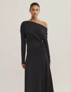 Long Sleeve Off Shoulder Dress