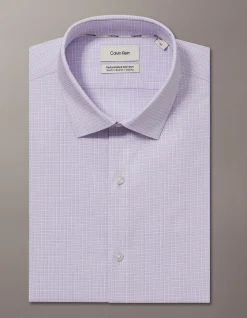 LONG SLEEVE SLIM FIT PERFORMANCE NON IRON SHIRT