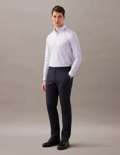LONG SLEEVE SLIM FIT PERFORMANCE NON IRON SHIRT