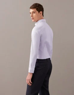 LONG SLEEVE SLIM FIT PERFORMANCE NON IRON SHIRT