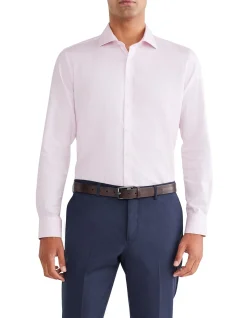 Long Sleeve Slim Print Shirt