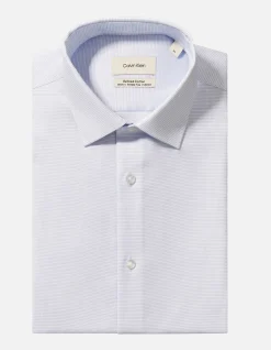 LONG SLEEVE SLIM REFINED COTTON STR SLD SHIRT