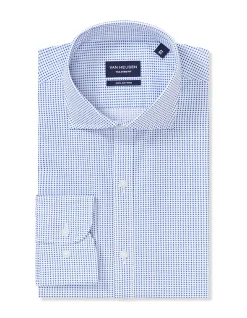 Long Sleeve Tailored Multi-Colour Dot Print Shirt