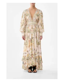 LONG BUTTON FRONT DRESS