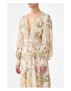 LONG BUTTON FRONT DRESS