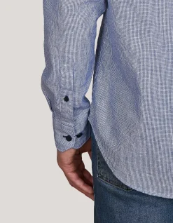 Long Sleeve AREZZO Linen Blend Shirt