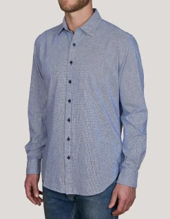 Long Sleeve AREZZO Linen Blend Shirt