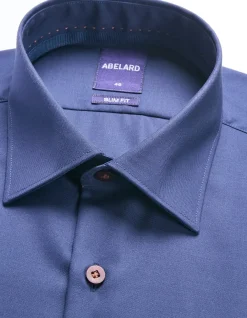LONG SLEEVE BOTTONE CIOCCOLATO SLIM FIT SHIRT