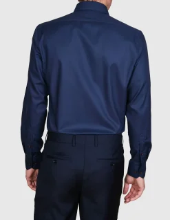 LONG SLEEVE BOTTONE CIOCCOLATO SLIM FIT SHIRT