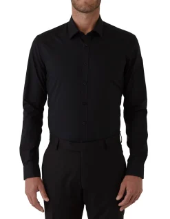 Long Sleeve Cotton Stretch Regular Fit Cuff Slim Shirt