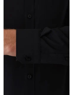 Long Sleeve Cotton Stretch Regular Fit Cuff Slim Shirt