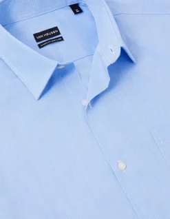 LONG SLEEVE EASY CARE END ON END CLASSIC FIT COTTON SHIRT