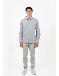 Long Sleeve FAIRBANKS Geo PEACHED Cotton Shirt
