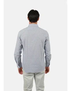 Long Sleeve FAIRBANKS Geo PEACHED Cotton Shirt