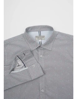 Long Sleeve FAIRBANKS Geo PEACHED Cotton Shirt