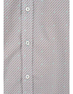 Long Sleeve FAIRBANKS Geo PEACHED Cotton Shirt